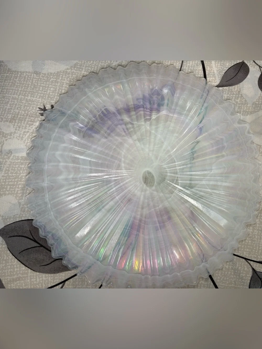 Iridescent Alabaster Plate